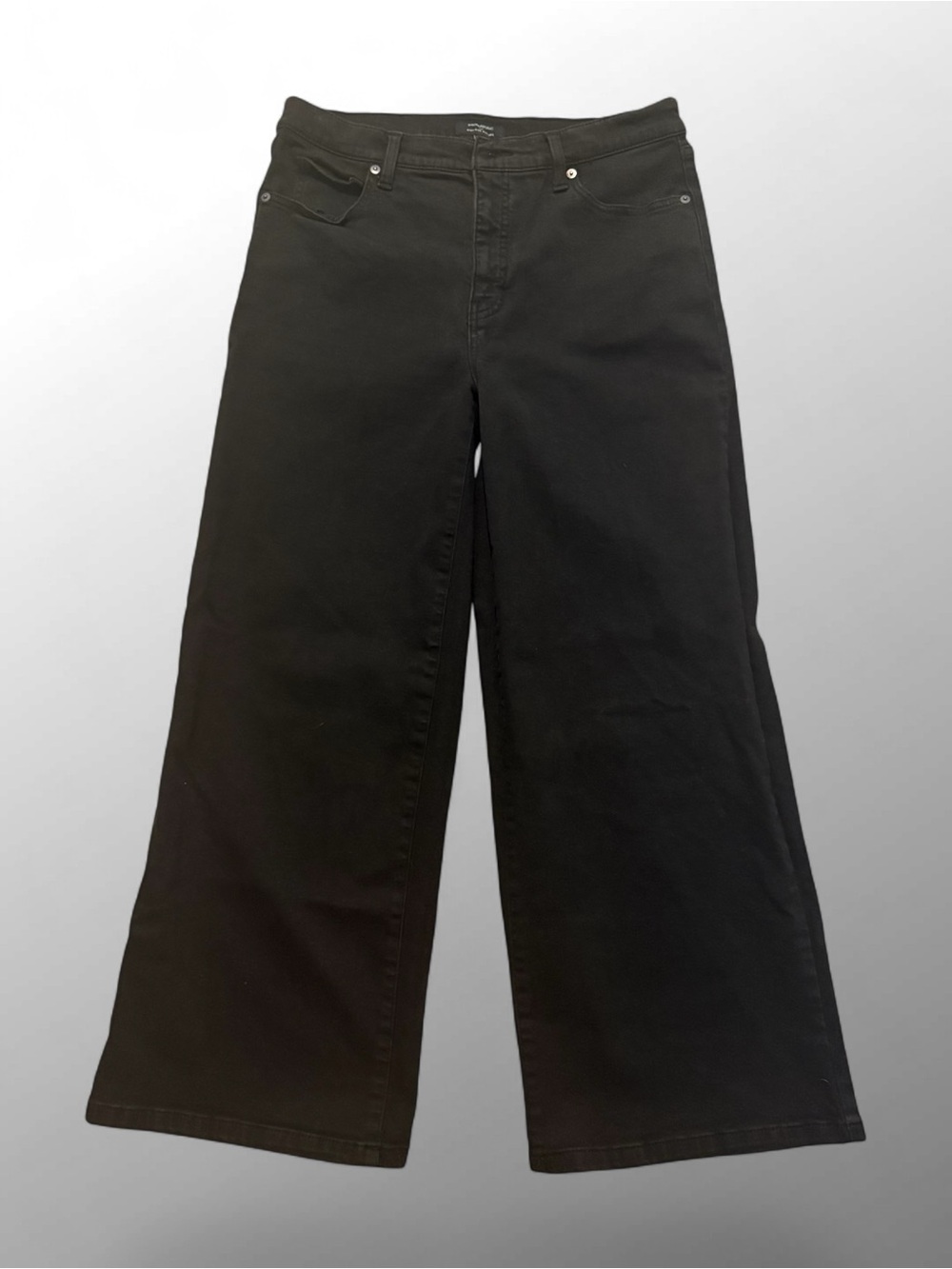Banana Republic Size 30/10 Women’s Jeans High-Rise Wide Leg Black